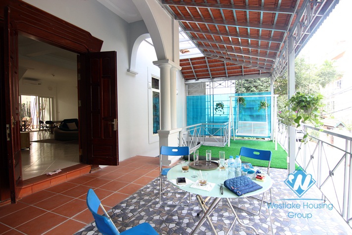 Modern and contemporary styled, swimming pool house for rent in Tay Ho